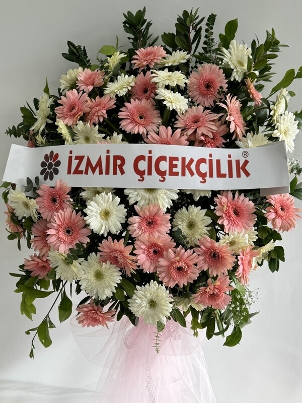 Pembe Beyaz Gerbera Ferforje